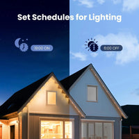 Permanent Outdoor Smart RGB Eaves Lights – LED String Lights for House Exterior - Melillo Enterprises