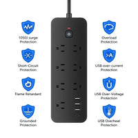 Power Strip with USB Ports and PD Fast Charger - Melillo Enterprises