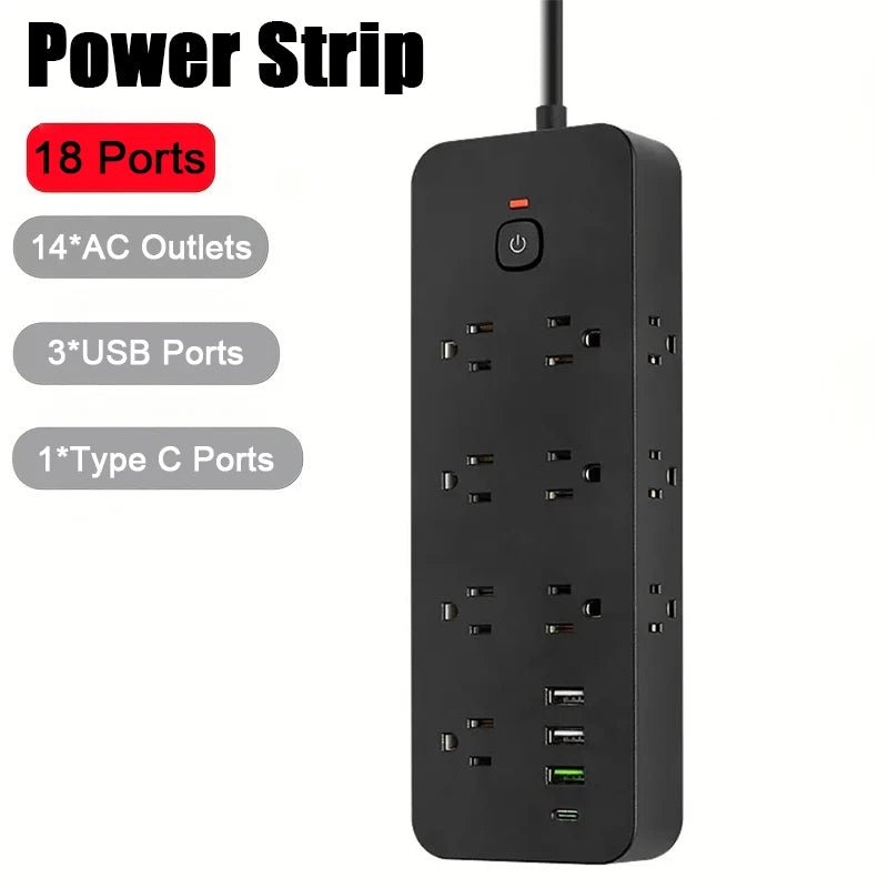 Power Strip with USB Ports and PD Fast Charger - Melillo Enterprises