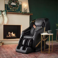 Prestige Series Black 3D Massage Recliner with Heated Seat and Foot Rollers - Melillo EnterprisesFurnitureLiving Room FurnitureMassage Chairs