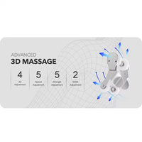 Prestige Series Black 3D Massage Recliner with Heated Seat and Foot Rollers - Melillo EnterprisesFurnitureLiving Room FurnitureMassage Chairs