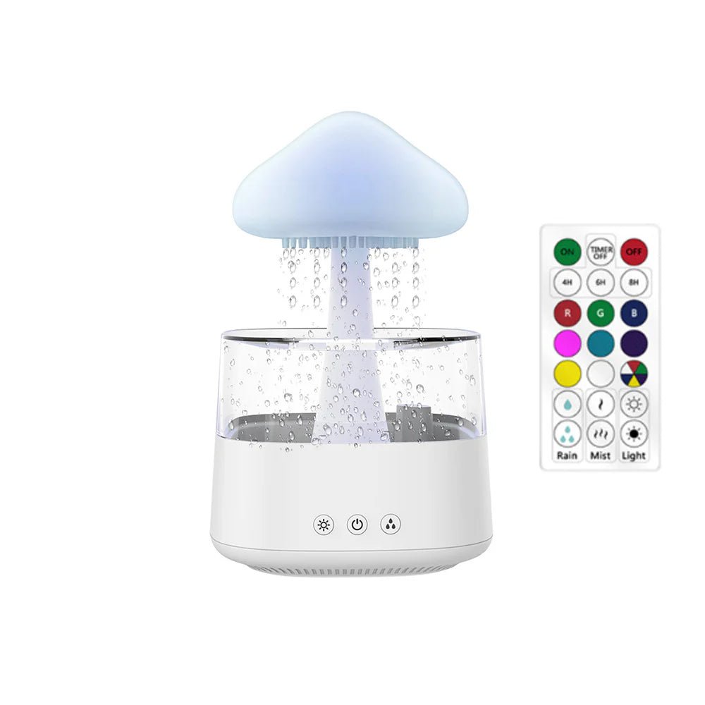 Relax Cloud Rain Diffuser: Ultrasonic Aromatherapy Humidifier with Colorful Lamp - Melillo EnterprisesStuffed AnimalsToys & Hobbies
