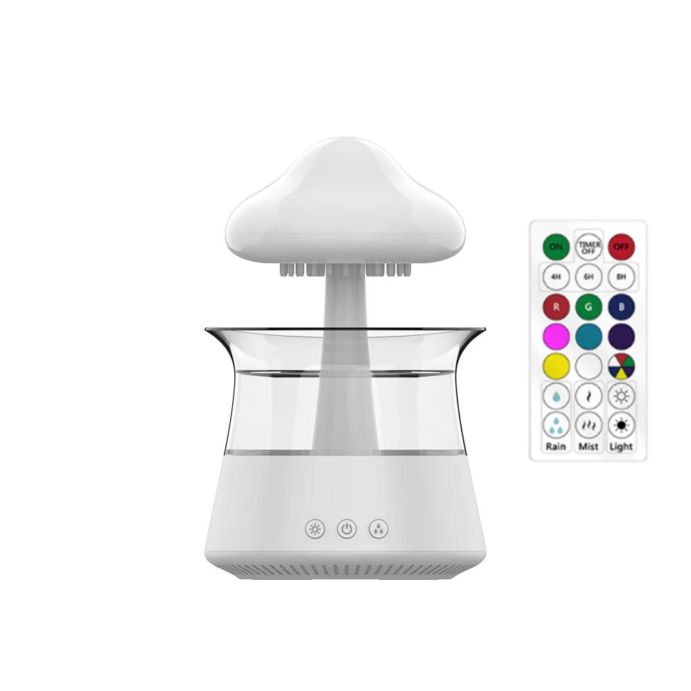 Relax Cloud Rain Diffuser: Ultrasonic Aromatherapy Humidifier with Colorful Lamp - Melillo EnterprisesStuffed AnimalsToys & Hobbies