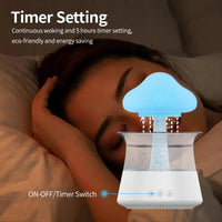 Relax Cloud Rain Diffuser: Ultrasonic Aromatherapy Humidifier with Colorful Lamp - Melillo EnterprisesStuffed AnimalsToys & Hobbies