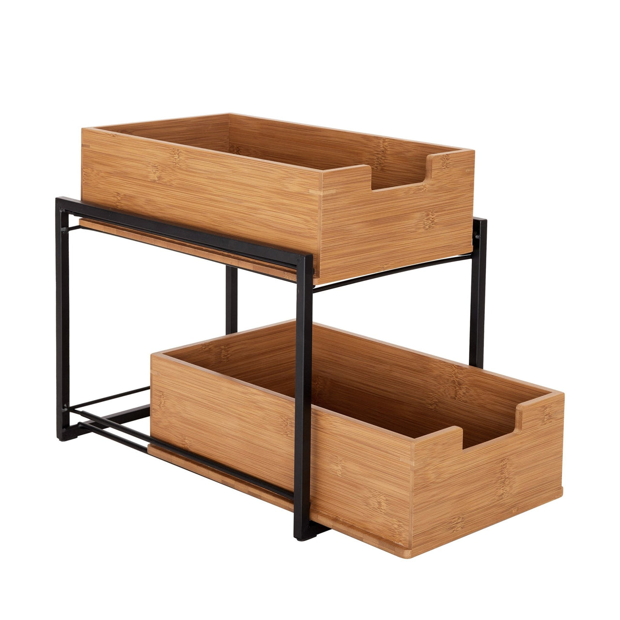 Seville Bamboo 2 - Tier Sliding Drawer Organizer - Melillo EnterprisesGo toHome & KitchenKitchen Cabinet & Pantry Organizers