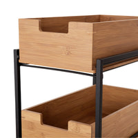 Seville Bamboo 2 - Tier Sliding Drawer Organizer - Melillo EnterprisesGo toHome & KitchenKitchen Cabinet & Pantry Organizers