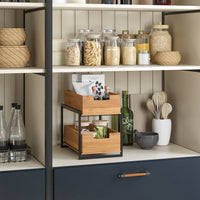Seville Bamboo 2 - Tier Sliding Drawer Organizer - Melillo EnterprisesGo toHome & KitchenKitchen Cabinet & Pantry Organizers