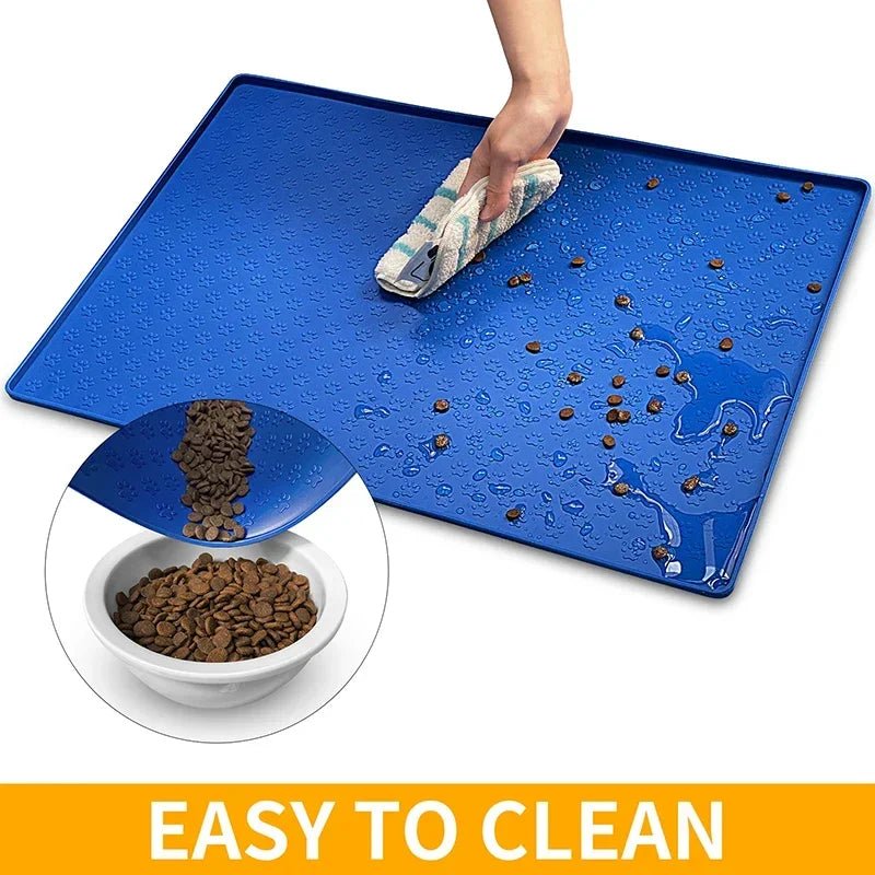 Silicone Pet Placemat – Waterproof Feeding Mat for Dogs and Cats, - Melillo Enterprises