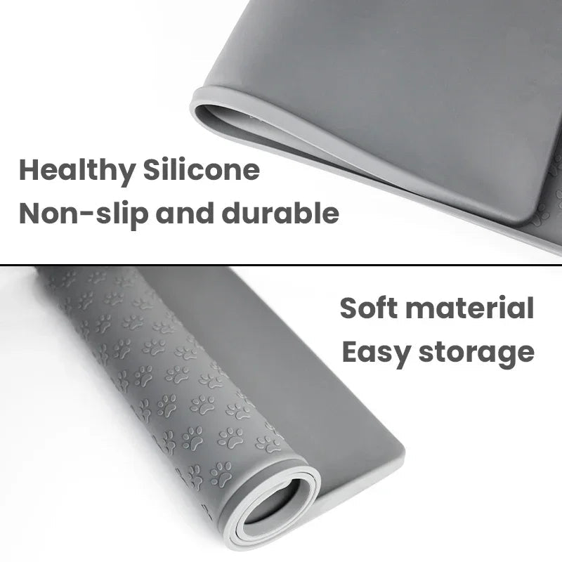 Silicone Pet Placemat – Waterproof Feeding Mat for Dogs and Cats, - Melillo Enterprises