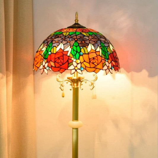 Tiffany Style Floor Lamp Flowerbed - Melillo Chihuly