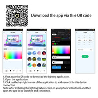 Wiscolor LED Atmosphere Lights – RGB, WIFI & Bluetooth Control (2 Pack) - Melillo Enterprises