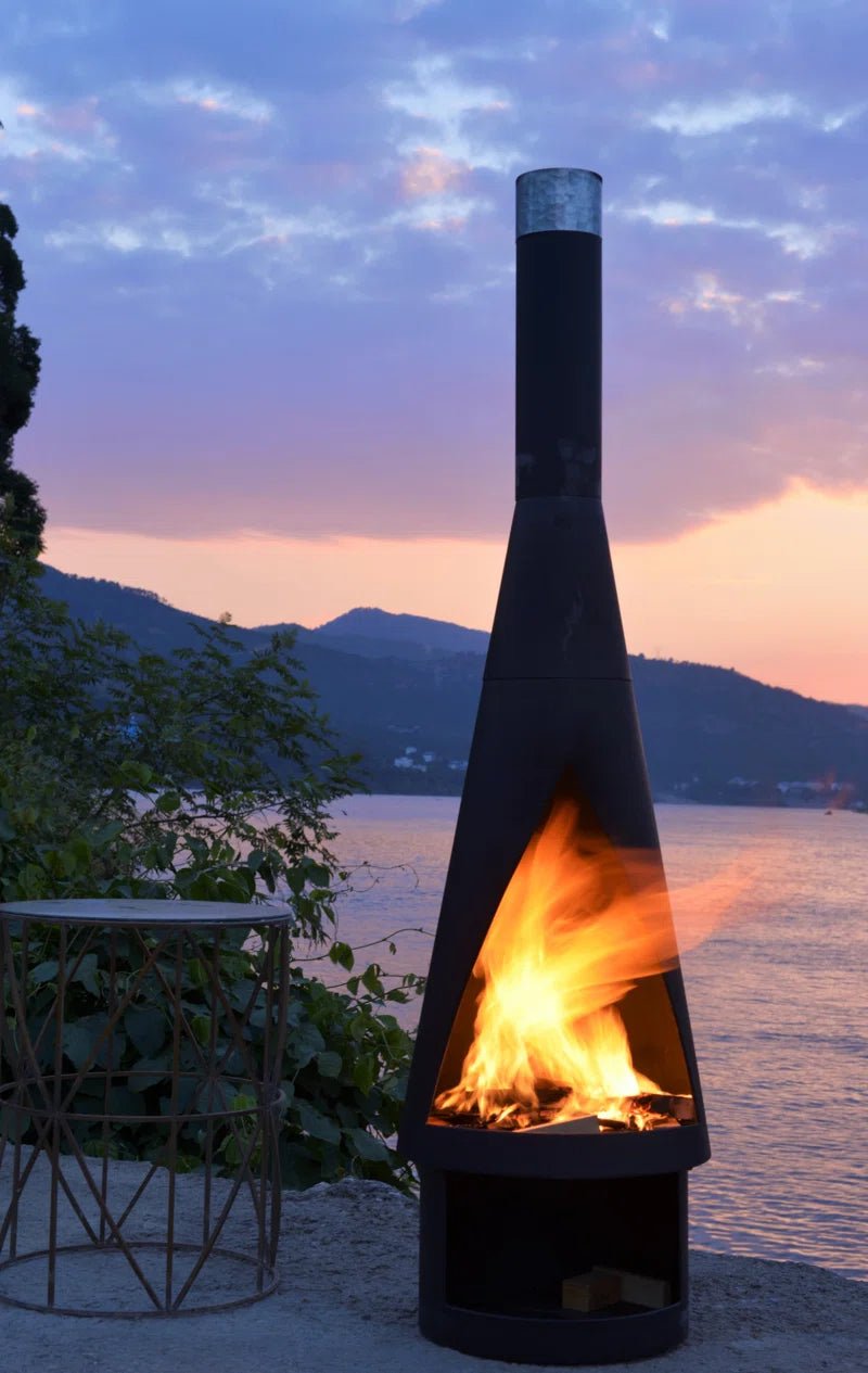 Zaymar 56.1" H Iron Wood Burning Outdoor Chiminea - Melillo EnterprisesAll categories